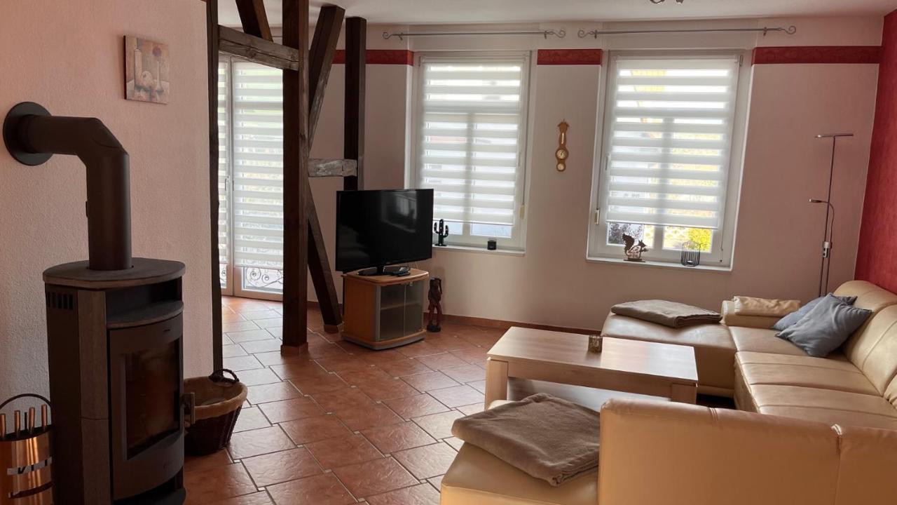 Ferienwohnung Am Bodetal Mit Wallbox Fuer E-Auto Thale Exterior foto